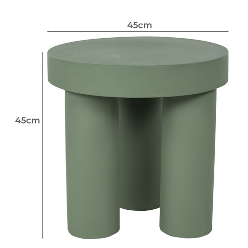 Makkari Polystone Outdoor Side Table