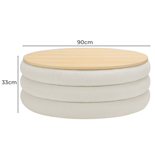 Toby Teddy Storage Ottoman/Coffee Table