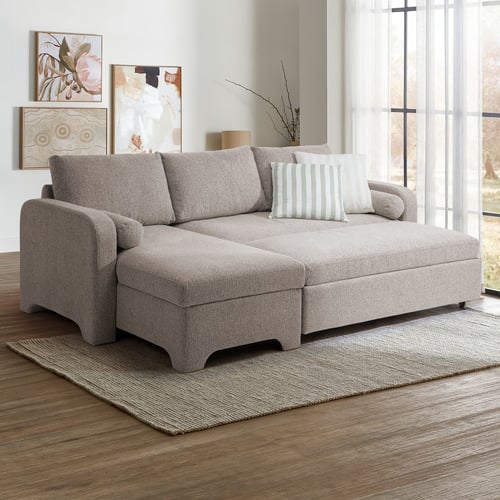 Frida 4 Seater Queen Sofa Bed with Reversible Chaise