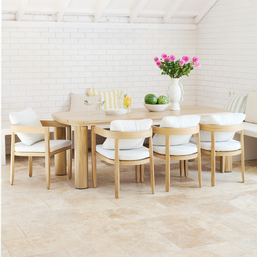 8 Seater Pier Aluminium Outdoor Dining Table
