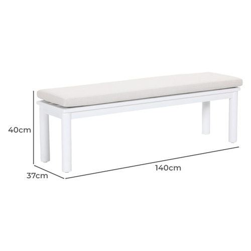 2 Seater Kamari Outdoor Dining Bench