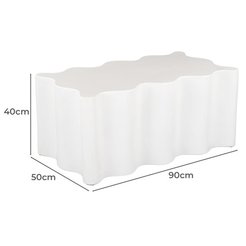 Romi Wavy Outdoor Coffee Table