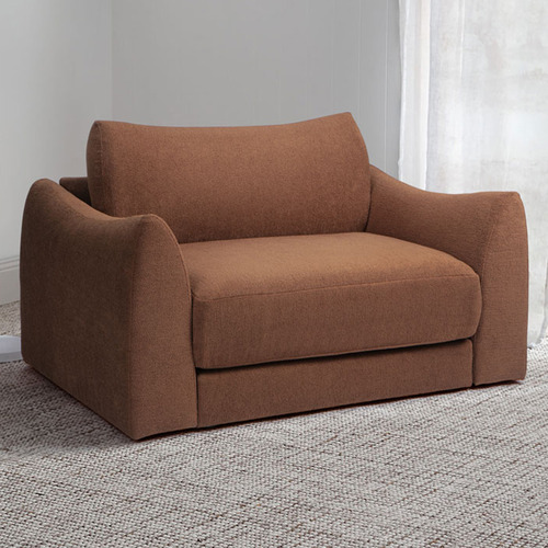 Aldo 1.5 Seater Oversized Single Boucle Sofa Bed