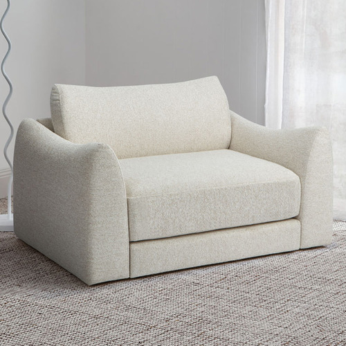 Aldo 1.5 Seater Oversized Single Boucle Sofa Bed