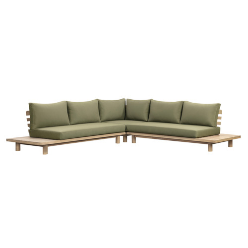 5 Seater Clifton Acacia Wood Outdoor Modular Lounge Set