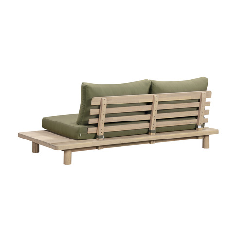 5 Seater Clifton Acacia Wood Outdoor Modular Lounge Set