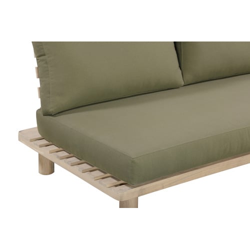 5 Seater Clifton Acacia Wood Outdoor Modular Lounge Set