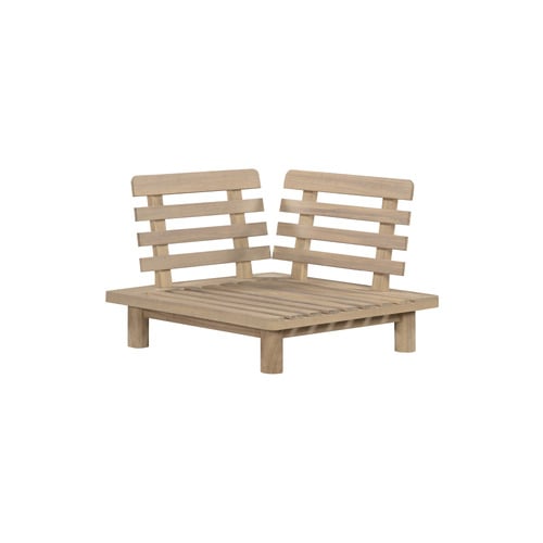 5 Seater Clifton Acacia Wood Outdoor Modular Lounge Set
