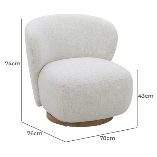 Libby Upholstered Swivel Accent Chair