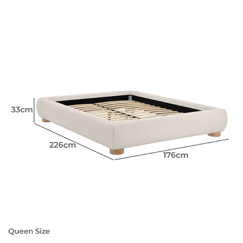 Paloma Boucle Bed Base