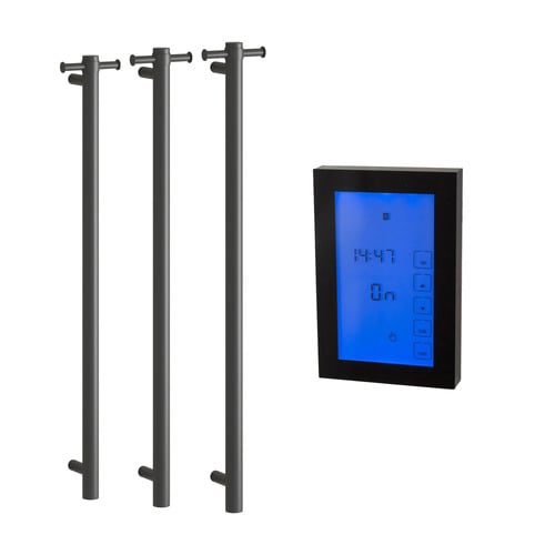 Leo Winter Warmer Vertical Heated Towel Rail Package