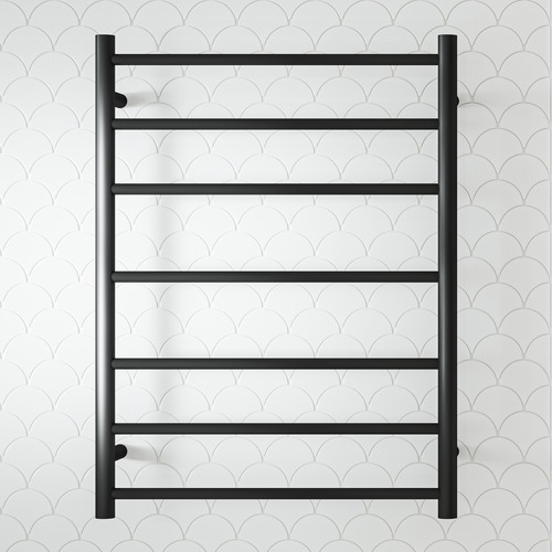 Winter Warmer Matte Black Heated Towel Rail Package