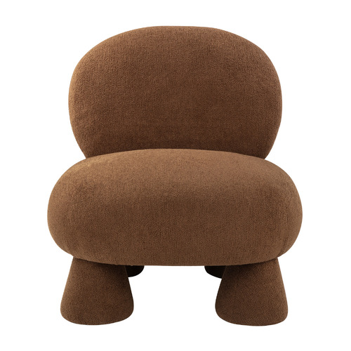 Caramel Barney Boucle Armchair