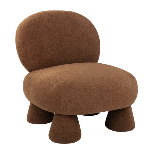 Caramel Barney Boucle Armchair