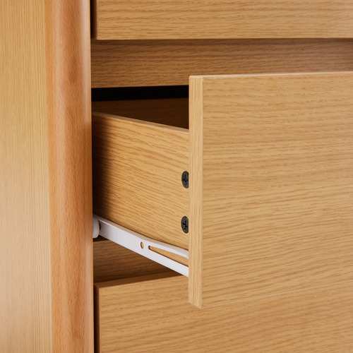 Jimmy 3 Drawer Bedside Table