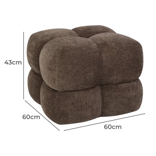 Finley Boucle Ottoman