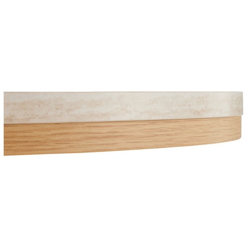 Talia Travertine-Look Console Table
