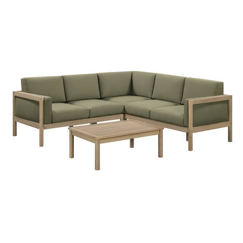 5 Seater Olive Green River Outdoor Modular Sofa Set