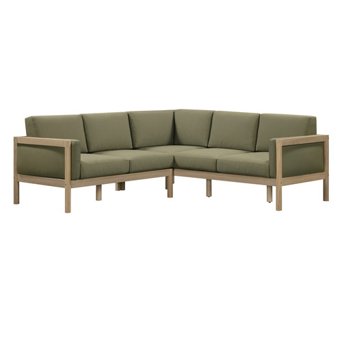 5 Seater Olive Green River Outdoor Modular Sofa Set