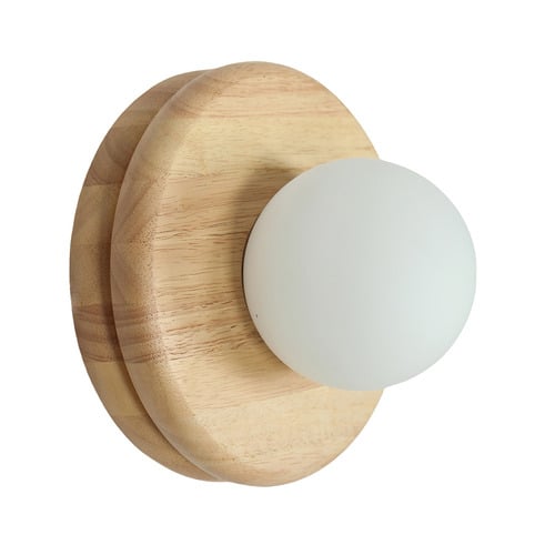 Light Oak Fowler Stacked Wall Light