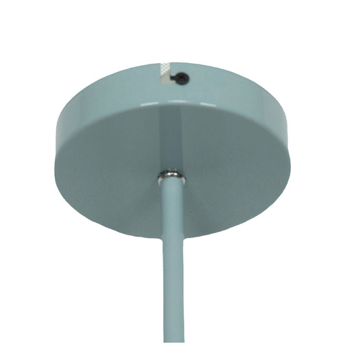 Blue Koa Metal Pendant Light