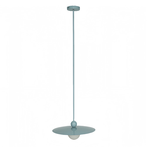 Blue Koa Metal Pendant Light