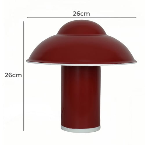 26cm Merlot Myal Dome Table Lamp