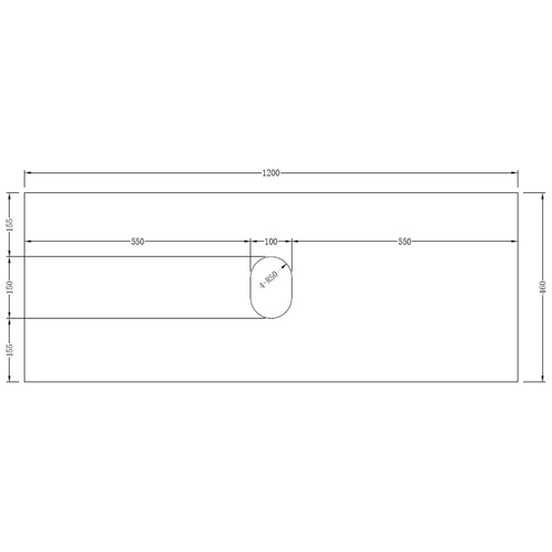 Cali 1200mm Light Timber Wall Hung Single Vanity