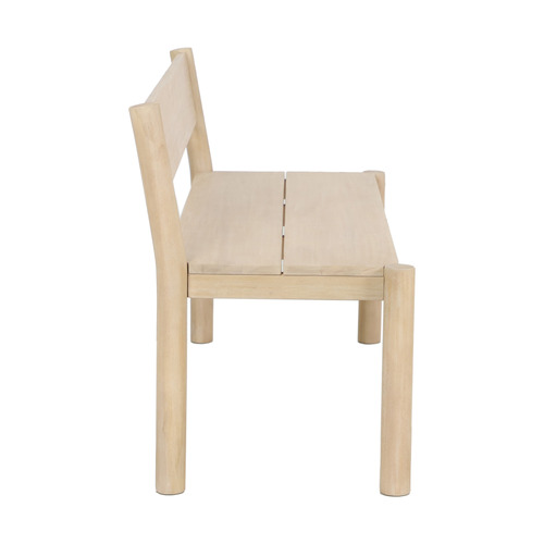 Andie Eucalyptus Wood Garden Bench