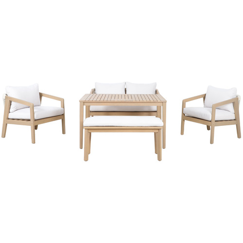 6 Seater Bayview Outdoor Lounge Dining Set
