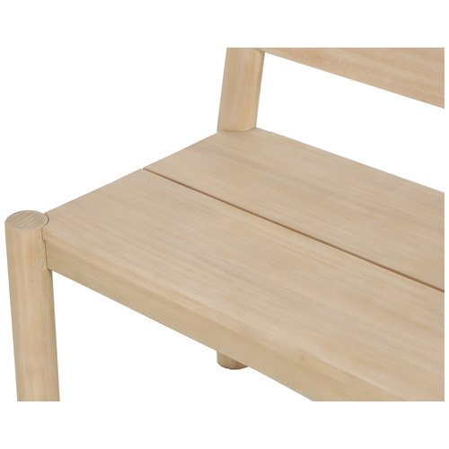Andie Eucalyptus Wood Garden Bench