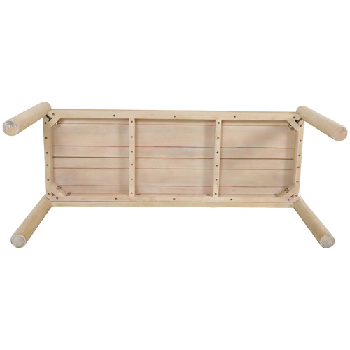 Andie Eucalyptus Wood Garden Bench