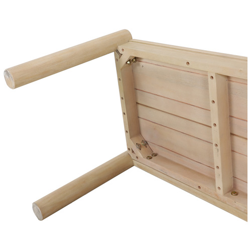 Andie Eucalyptus Wood Garden Bench
