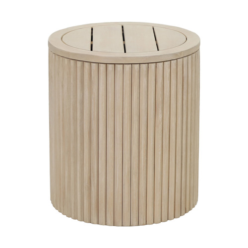 Como Eucalyptus Wood Outdoor Side Table