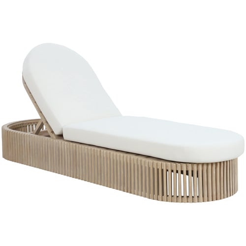 Como Eucalyptus Wood Sun Lounge