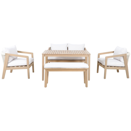 6 Seater Bayview Outdoor Lounge Dining Set