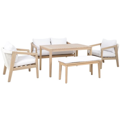 6 Seater Bayview Outdoor Lounge Dining Set