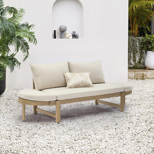 Martinique Acacia Wood Outdoor Daybed