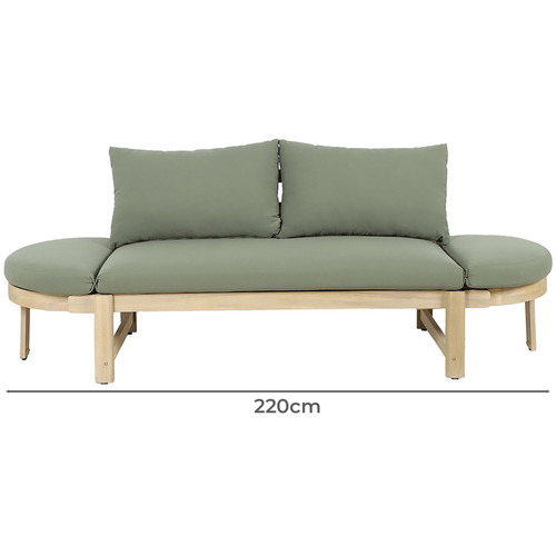 Martinique Acacia Wood Outdoor Daybed