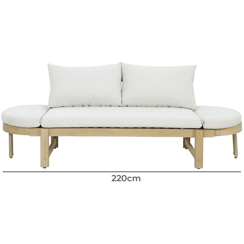 Martinique Acacia Wood Outdoor Daybed