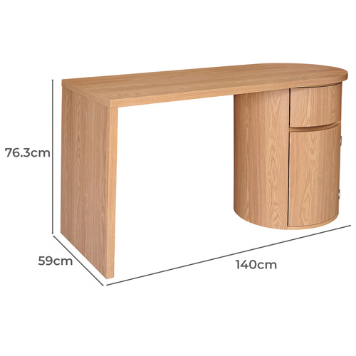 Stevie Pillar 140cm Desk