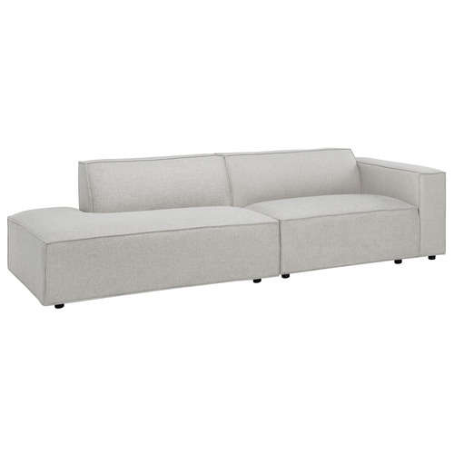 Russo 3 Seater Upholstered Sofa with Chaise