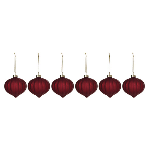 Set-of-6-Mottled-Glass-Baubles