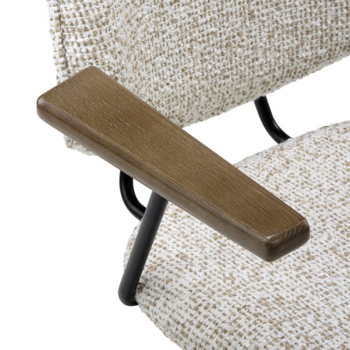 Addie Boucle Office Chair