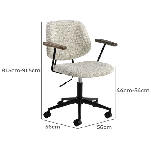 Addie Boucle Office Chair