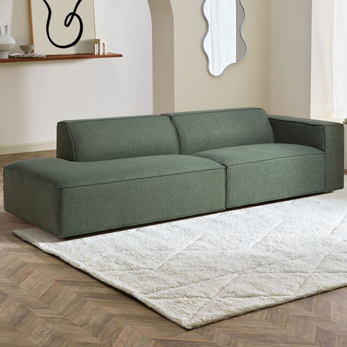 Russo 4 Seater Upholstered Sofa with Chaise