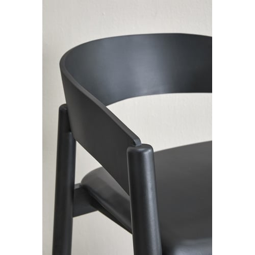 62cm Mattia Beech Wood Bar Stool