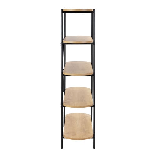 Brooke Curved 5 Tier Bookcase