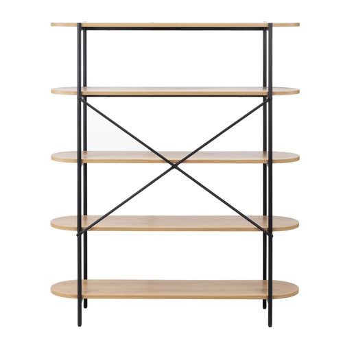 Brooke Curved 5 Tier Bookcase