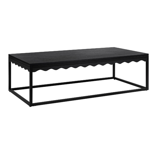Black Bonnie Wavy Coffee Table